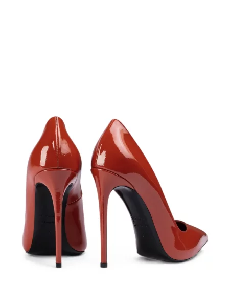 Pantofi cu toc Le Silla din piele portocaliu