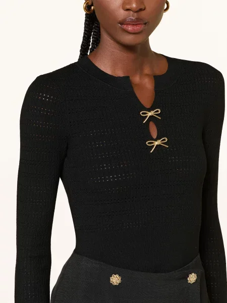 Claudie Pierlot Sweter schwarz czarny