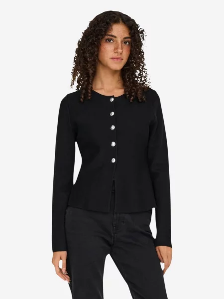 ONLY Geacă tricotată negru