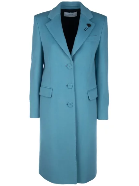 Płaszcz Lardini jednorzędowy niebieski