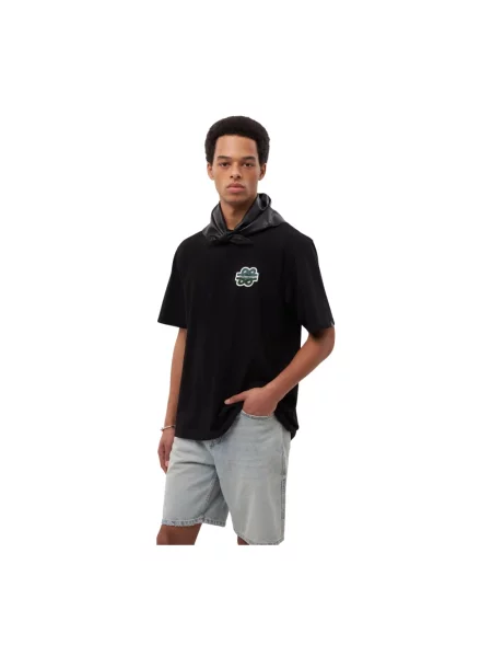 Filling Pieces t-shirt Gowtu z aplikacją czarny