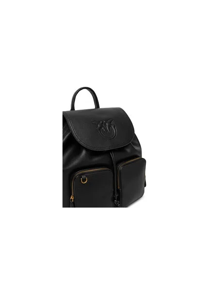 PINKO Ruksak Carrie Backpack Al PLTT čierna