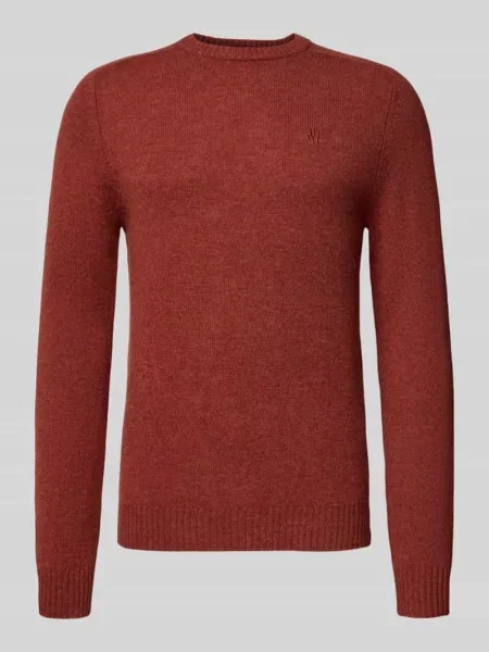 Sweter z dzianiny o kroju regular fit z czystej wełny Mcneal