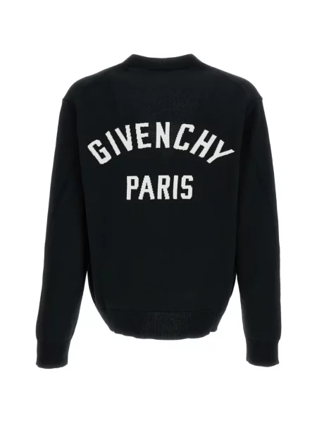 Cardigan Givenchy tricotate cu decolteu în V negru