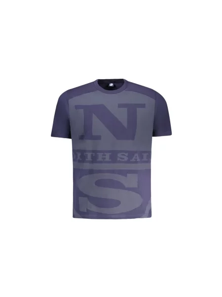 Tricou North Sails cu mâneci scurte albastru