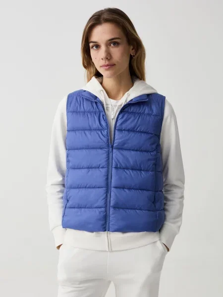 OVS Жилет з утеплювачем синій