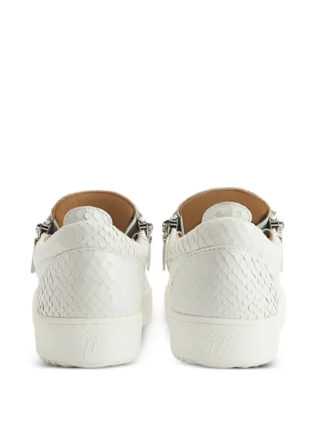 Sneakerși Giuseppe Zanotti Frankie cu imagine alb