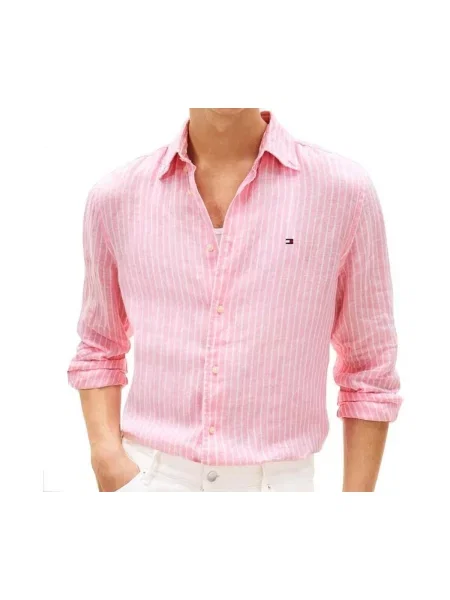 Košeľa Tommy Hilfiger ružová