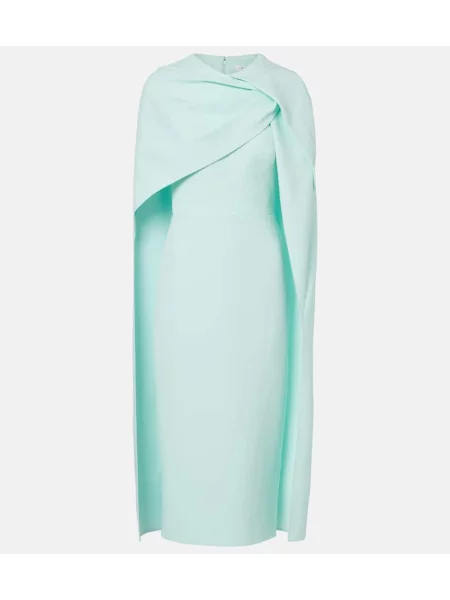 Rochie midi Safiyaa până la genunchi de costum verde