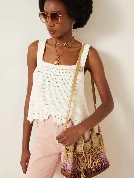Chloé Torebka Summer Banana braun brązowa