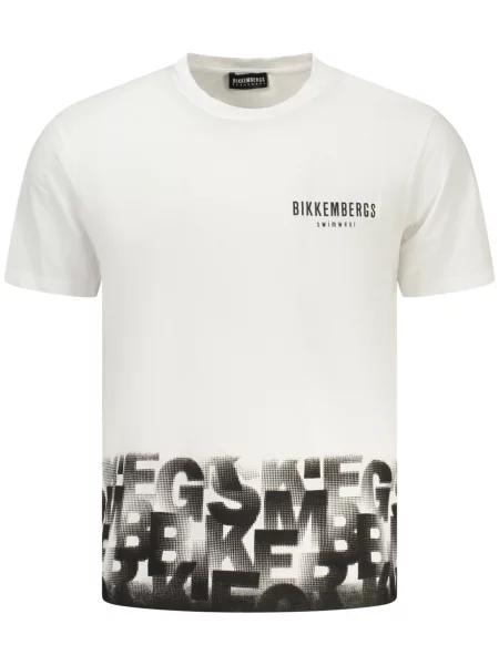 Tricou Bikkembergs alb