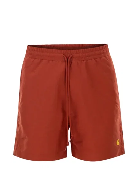 Slip de baie Carhartt Wip cu broderie roșu