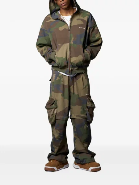 Hoodie Mlvince με σχέδιο παραλλαγής κλασικό πράσινο