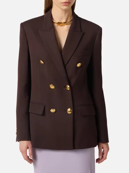 Піджак Elisabetta Franchi коричневий