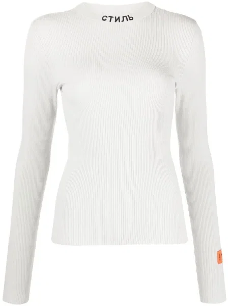 Bluza Heron Preston z nadrukiem niebieska