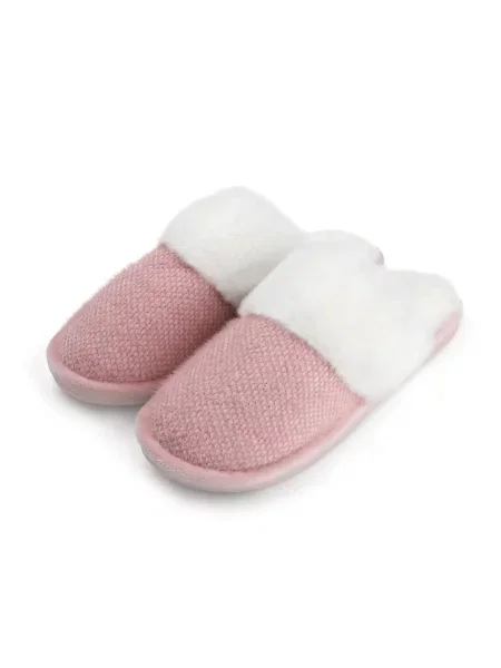 Искусственный мех тапочки Mbm My Home розовые