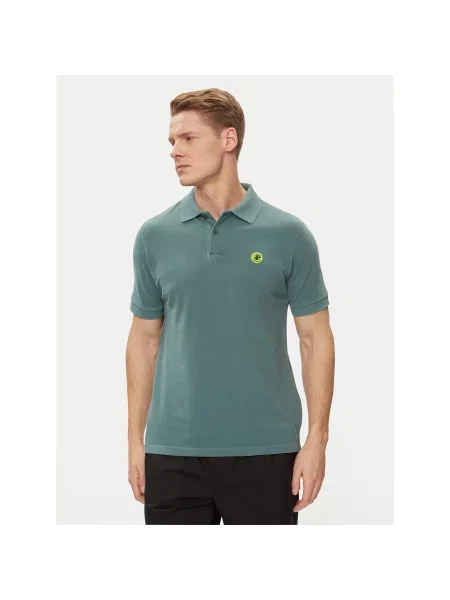 Save The Duck Polo marškinėliai Ovidio Regular Fit žalia