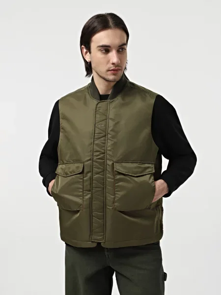 Утепленный жилет Alpha Industries зеленый