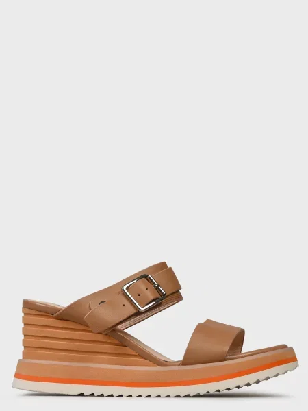 Шлепанцы Francesco Valeri коричневые