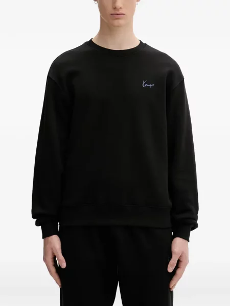Hanorac Kenzo cu broderie negru