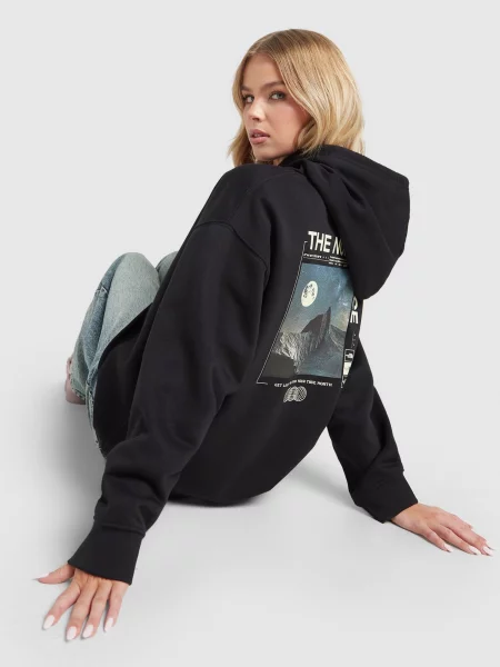 The North Face Bluza Z Kapturem W Moonshine czarna