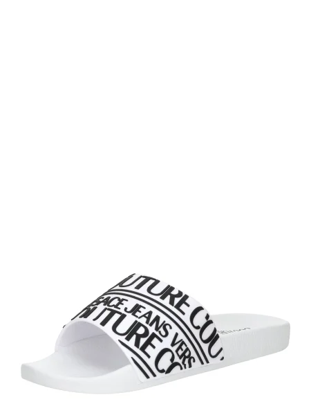 Pantofle Versace Jeans Couture bílé