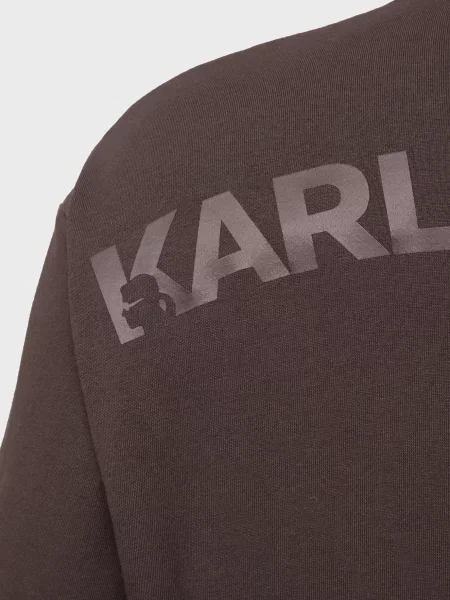 Футболка Karl Lagerfeld коричнева