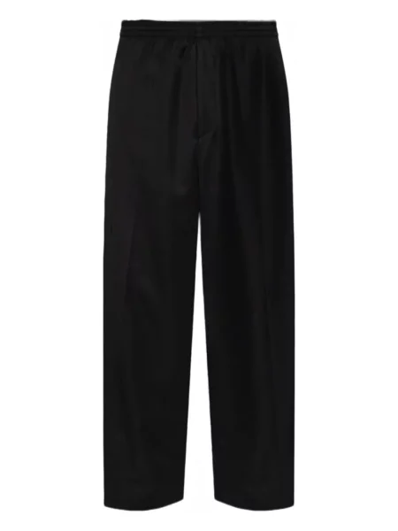 Gyapjú nadrág Balenciaga fekete