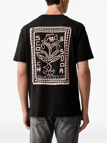 Tricou Scotch & Soda cu imagine negru