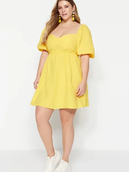Rochie mini Trendyol galben