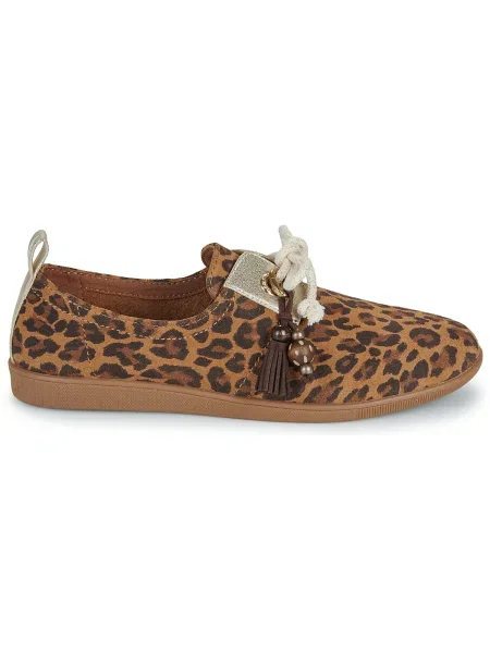 Pantofi Armistice cu strasuri maro