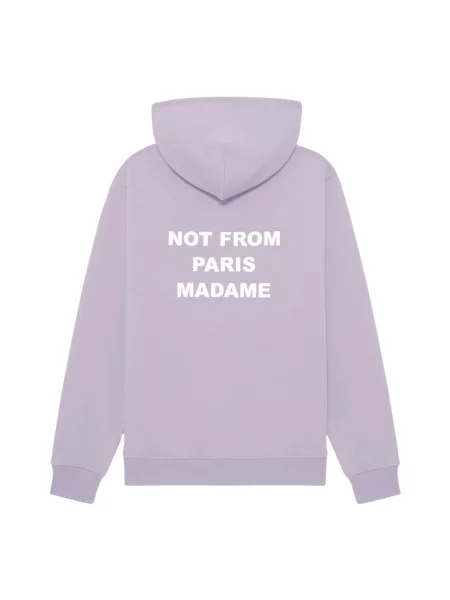 Bluza z kapturem Drole De Monsieur z kapturem fioletowa