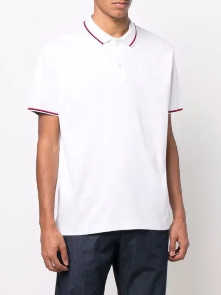 Scurt tricou polo Paul & Shark alb