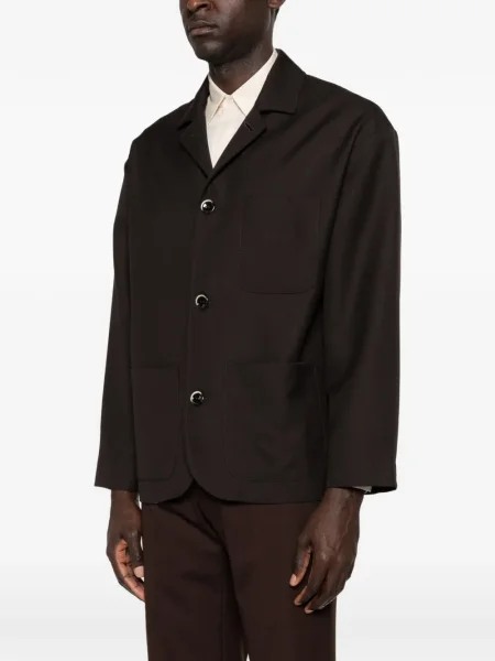 Jednořadý kabát Nine In The Morning hnědý