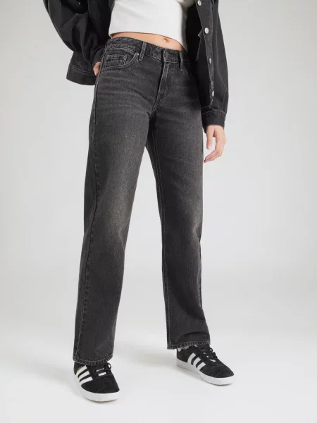 LEVI'S ® Džínsy Low Straight denim čierny