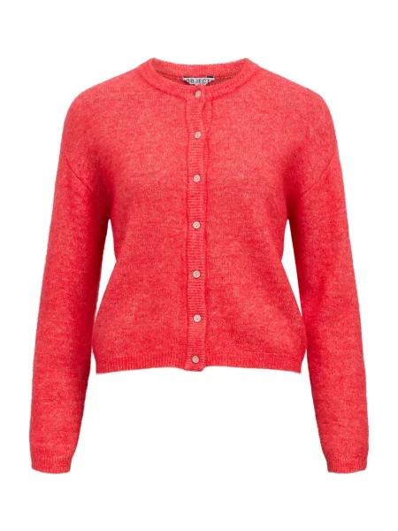 OBJECT Geacă tricotată OBJAGATE intens roșu