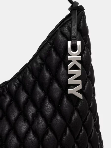 Кожаная сумка хобо Dkny