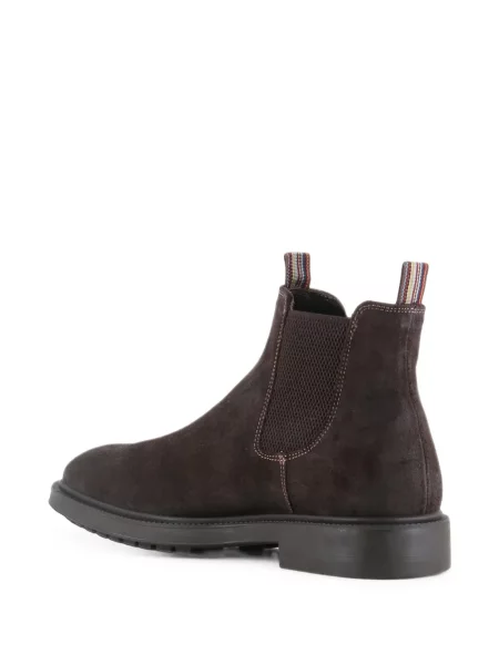 Botine chelsea Paul Smith din piele de căprioară maro