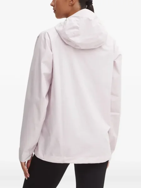 Pruhovaná džínová bunda Adidas s kapucí černá