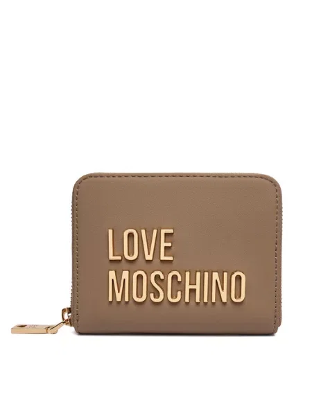 Portfel LOVE MOSCHINO beżowy