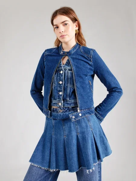 Jeans jakna HUGO modra