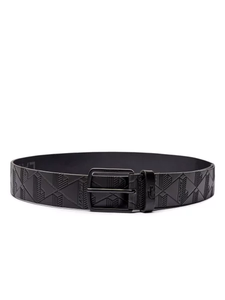Lacoste De piele curea negru