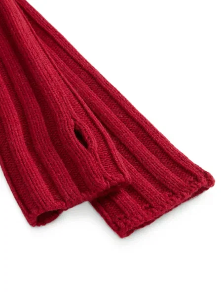 Mănuși Woolrich tricotate roșu