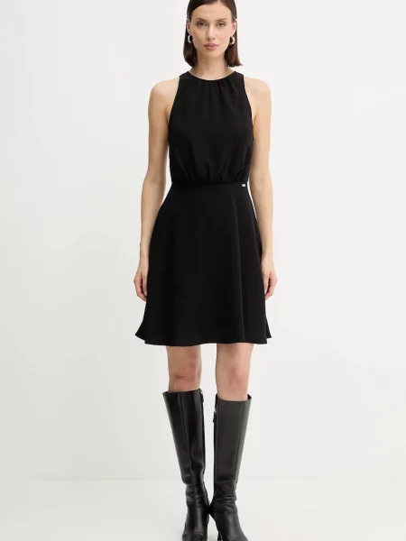 Сукня Armani Exchange mini розкльошена чорний