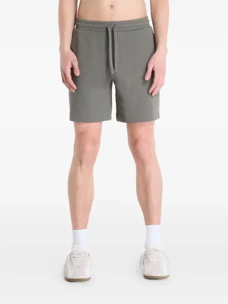 Pantaloni scurți Hugo tricotate verde