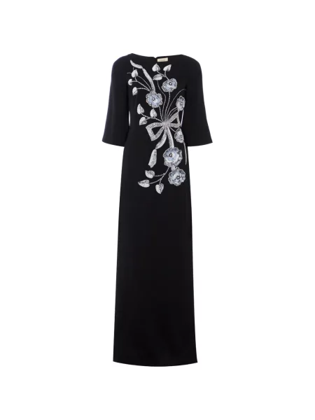 Rochie Temperley London de lână negru