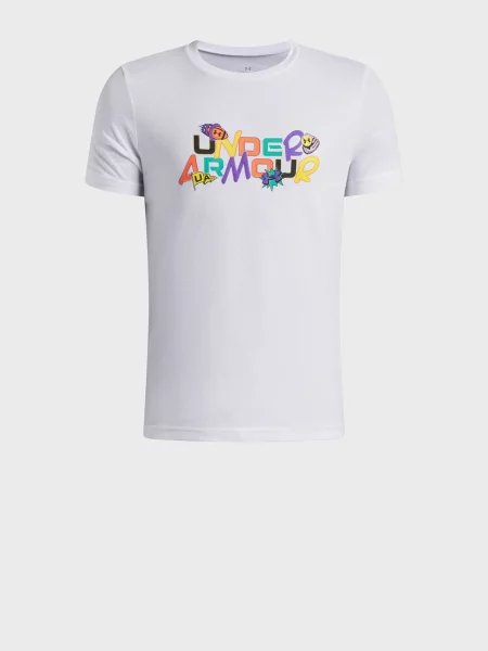 Дитяча футболка Under Armour біла