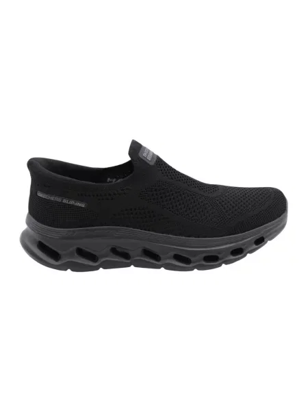 Loafersy Skechers czarne