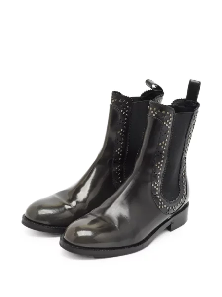 Botine Aquazzura cu tepi negru