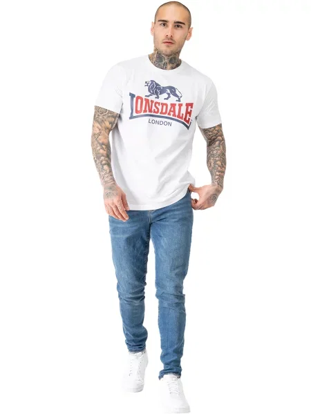 Футболка Lonsdale Lion Two Tone білий